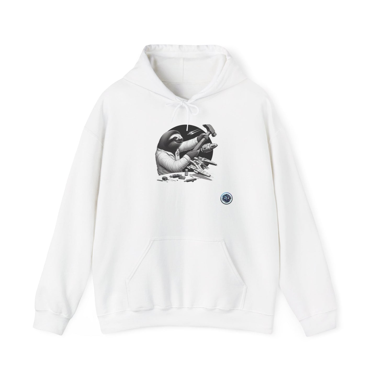 Cosmic Sloth Mechanic Hoodie