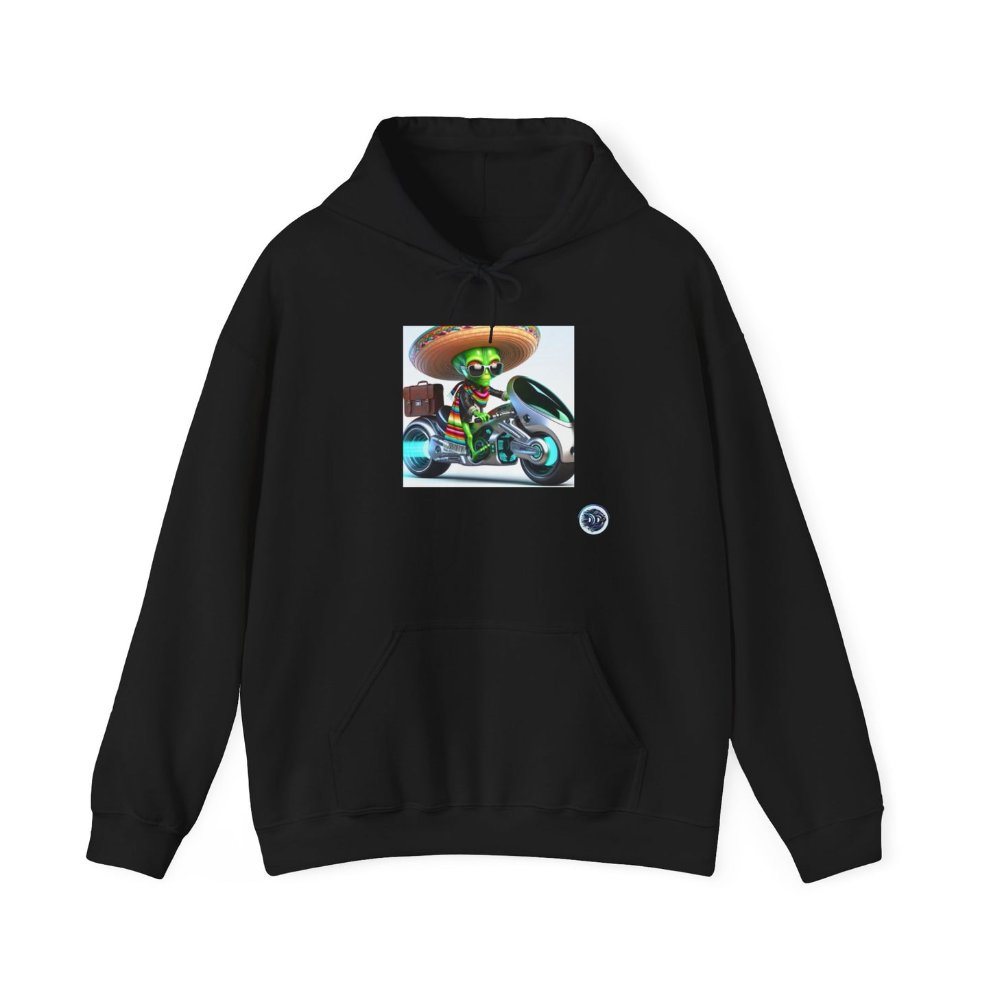 Alien Rider Graphic Hoodie