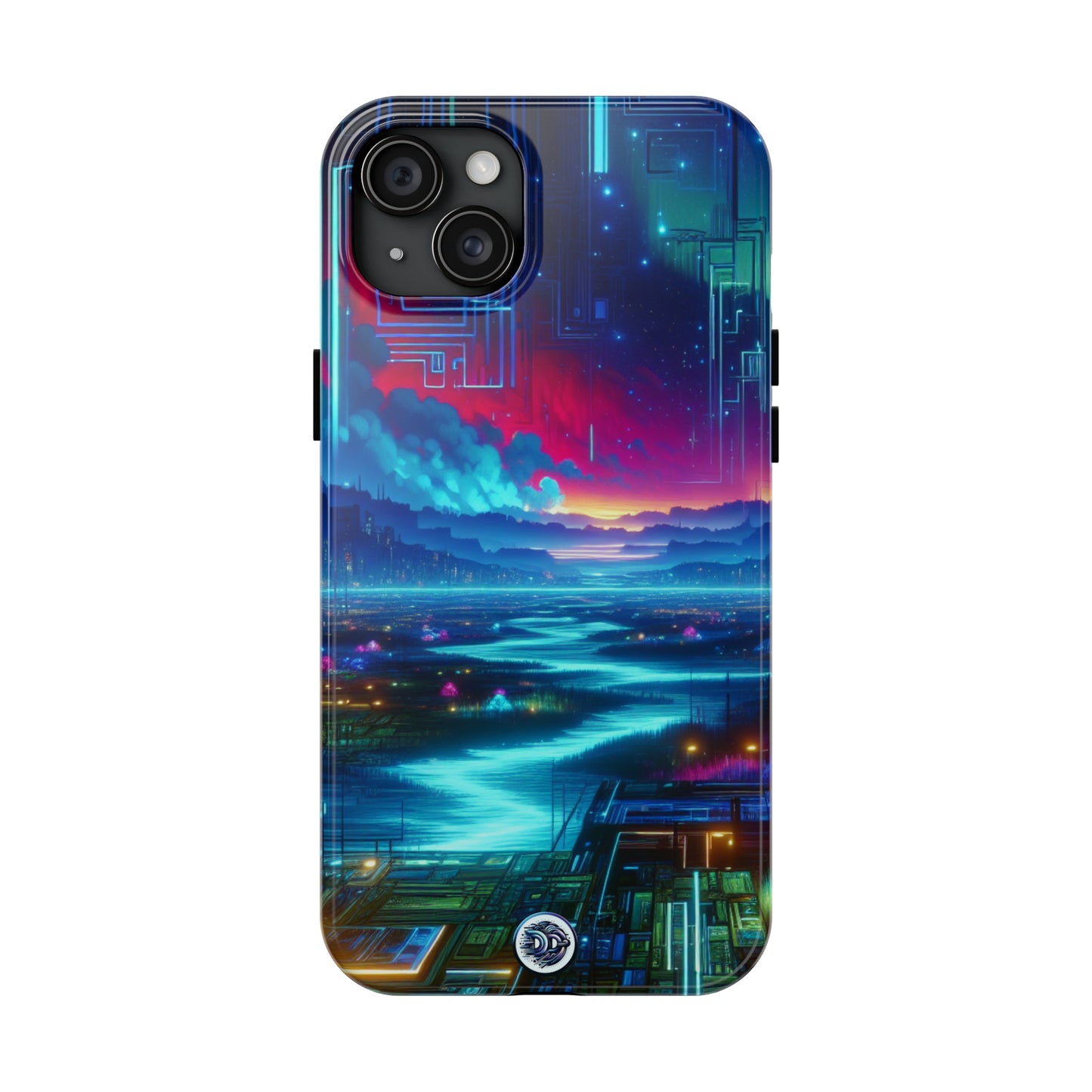 Cybercity Sunset Protective Phone Case