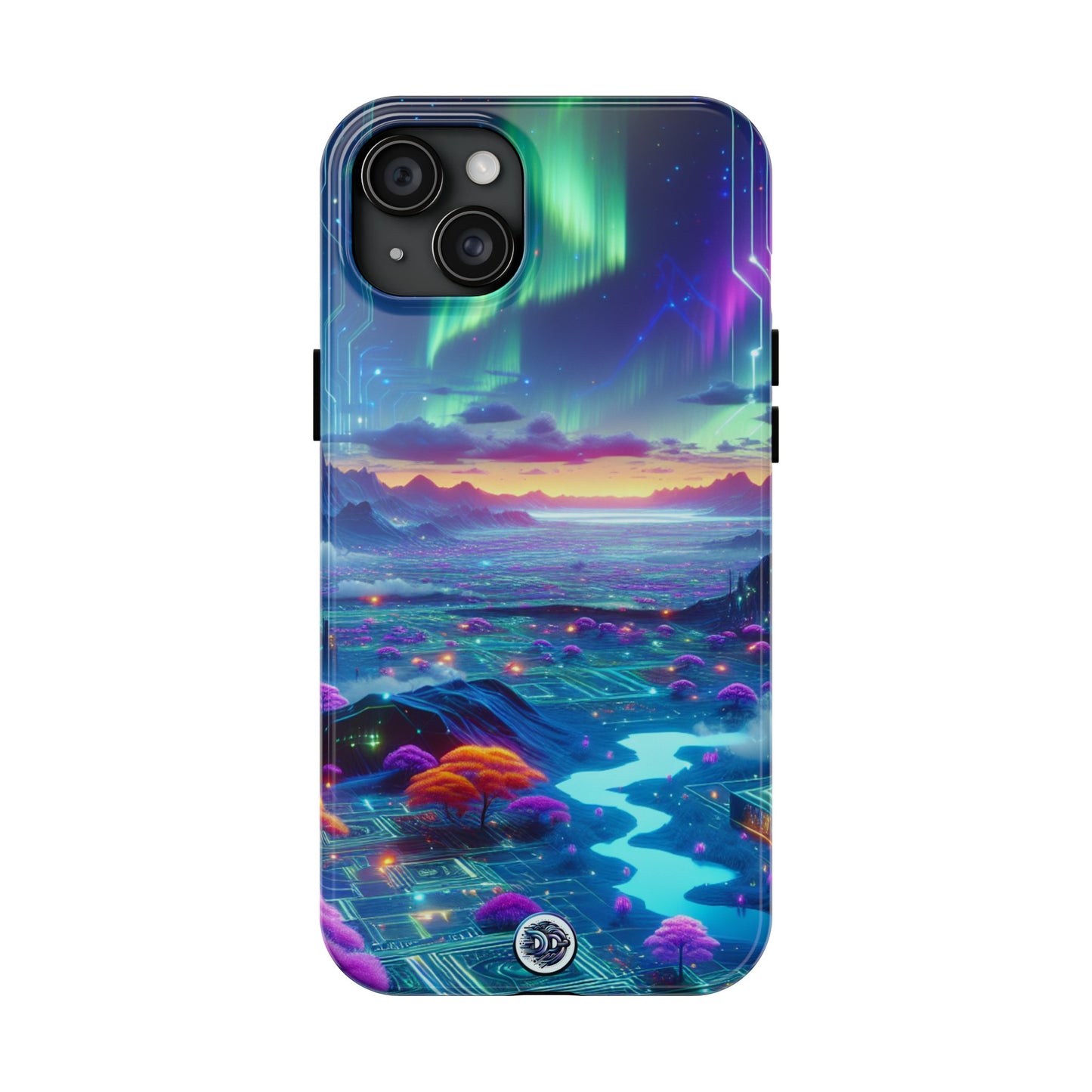 Cyber Aurora Scenic Phone Case