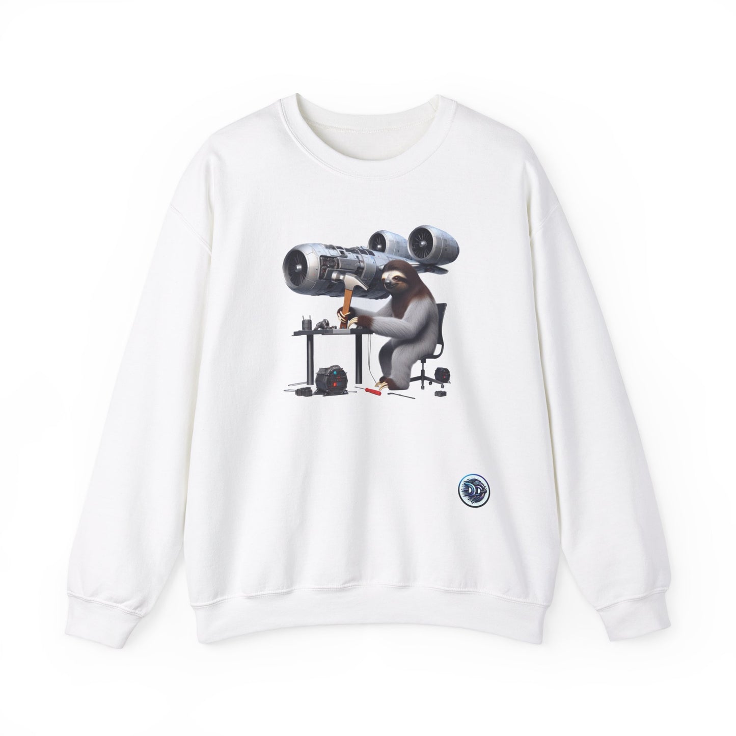 Sloth Space Engineer Crewneck
