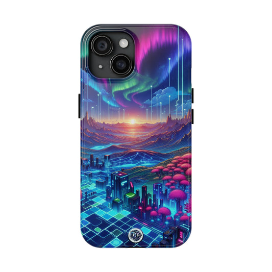 Neon Aurora Fantasy Phone Case