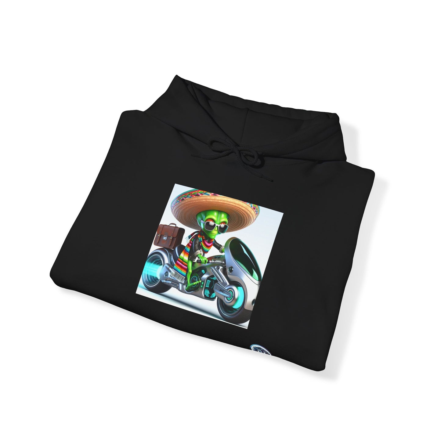 Alien Rider Graphic Hoodie