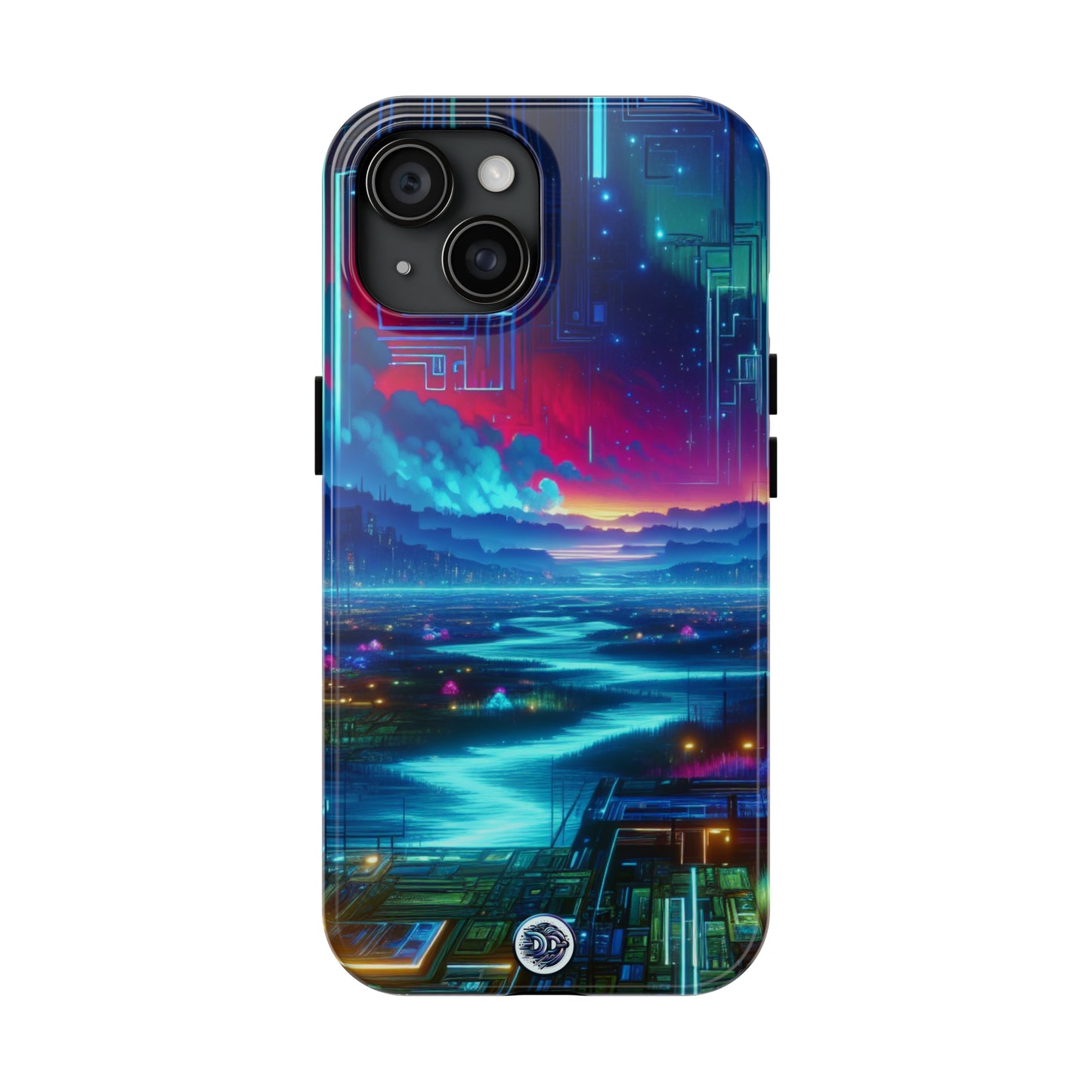 Cybercity Sunset Protective Phone Case