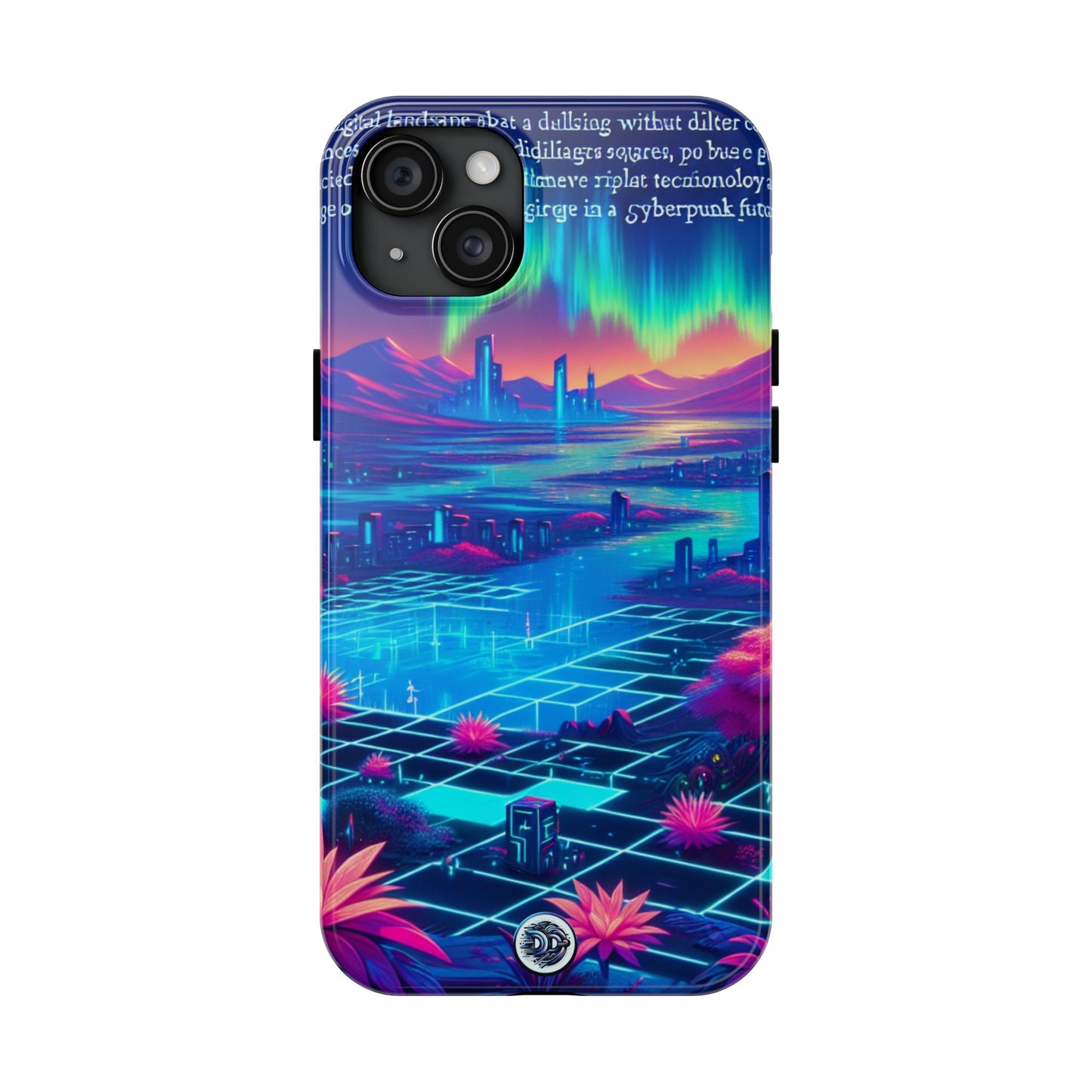 Neon Cyberpunk Landscape Phone Case