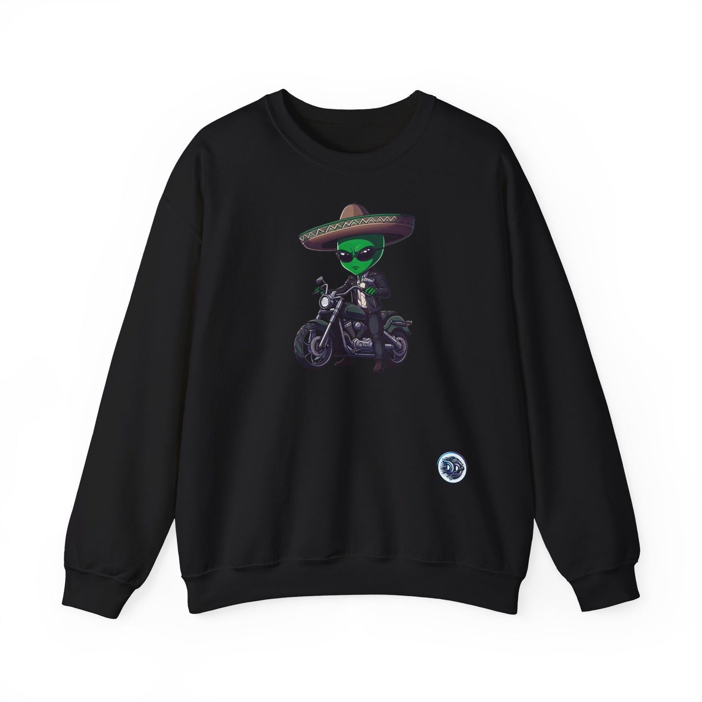 Alien Biker Sombrero Crewneck