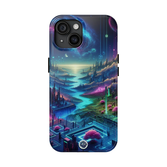 Cosmic Cityscape Protective Phone Case