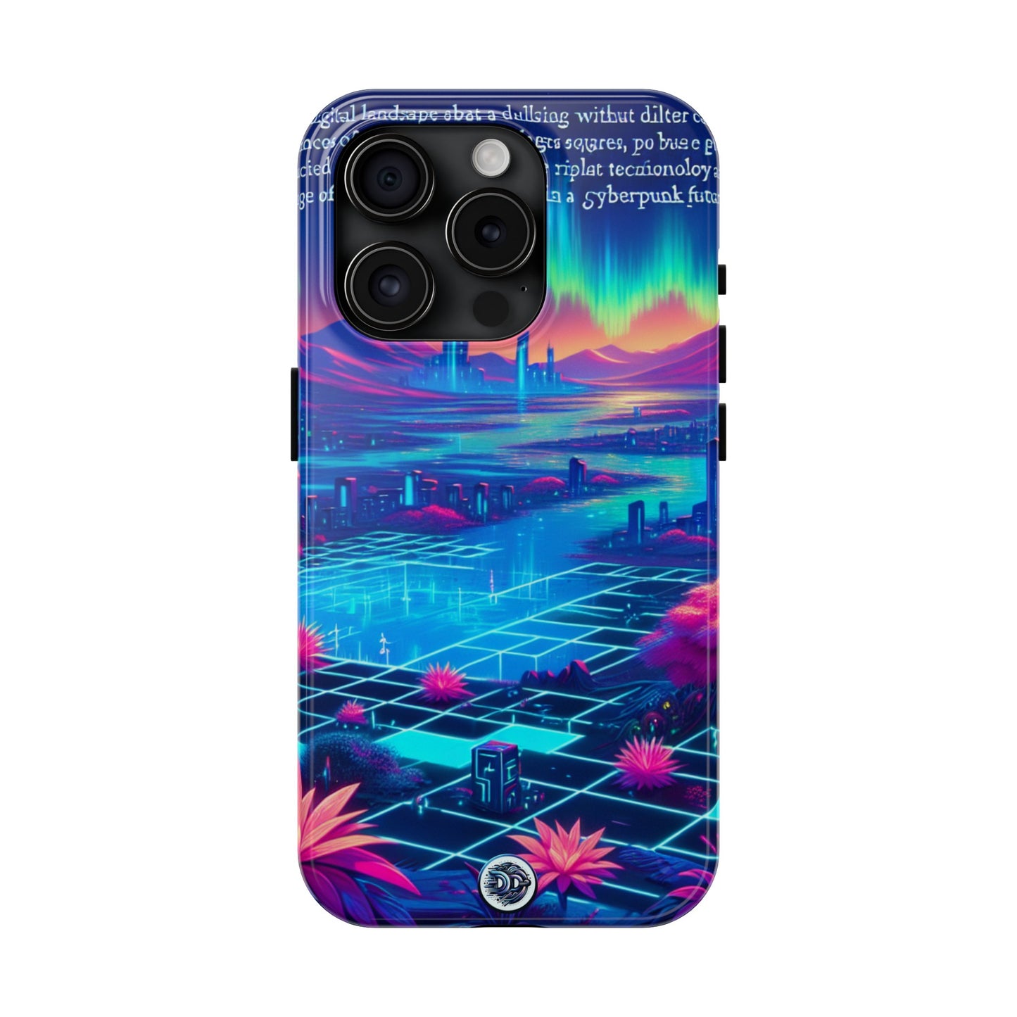 Neon Cyberpunk Landscape Phone Case