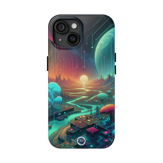 Cyberpunk Sunrise Scenic Phone Case