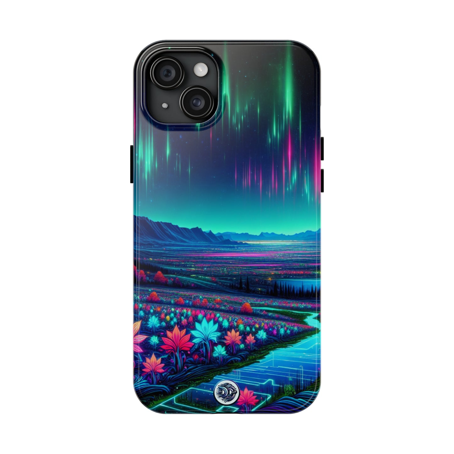 Vibrant Aurora Landscape Phone Case