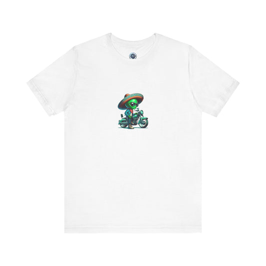 Alien Biker Sombrero Tee