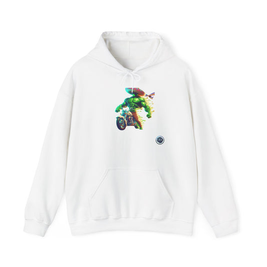 Muscular Biker Fiesta Hoodie