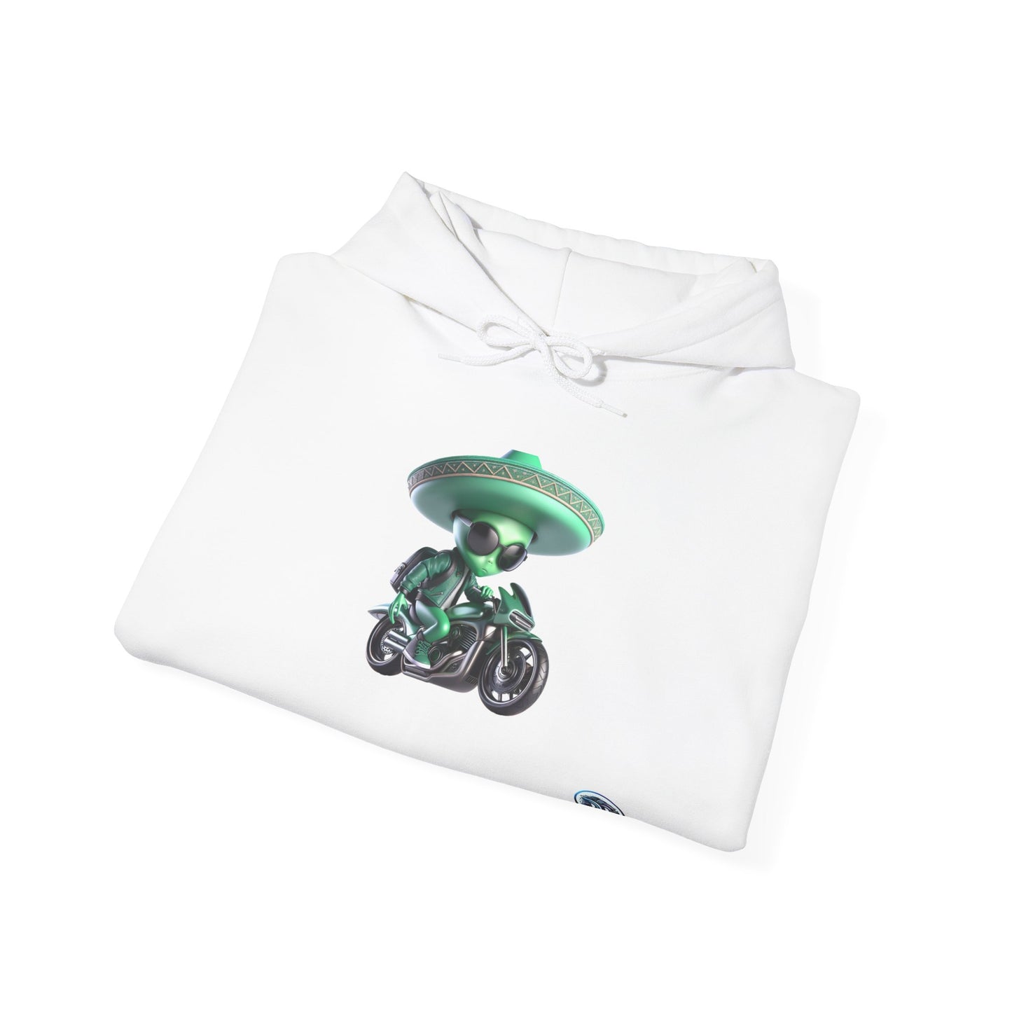 Alien Biker Sombrero Hoodie