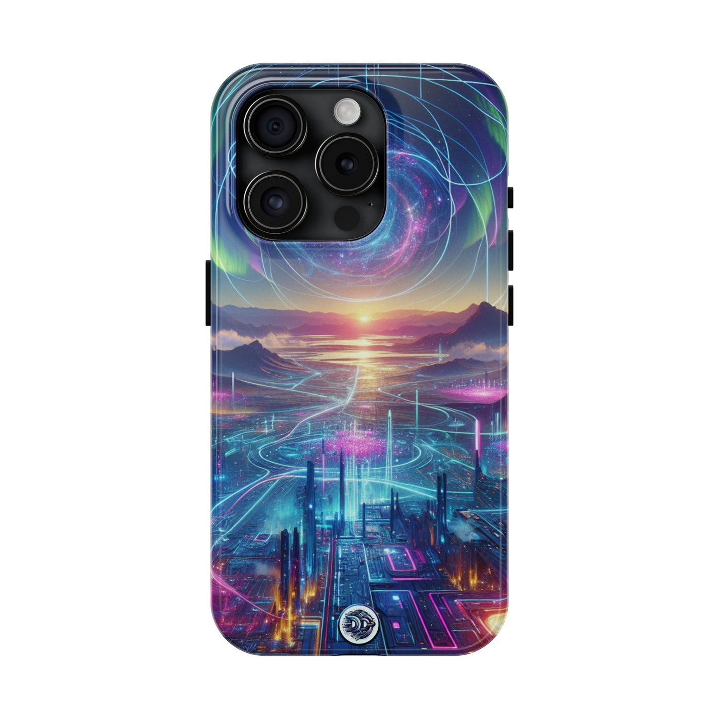 Futuristic Cityscape Glow Case