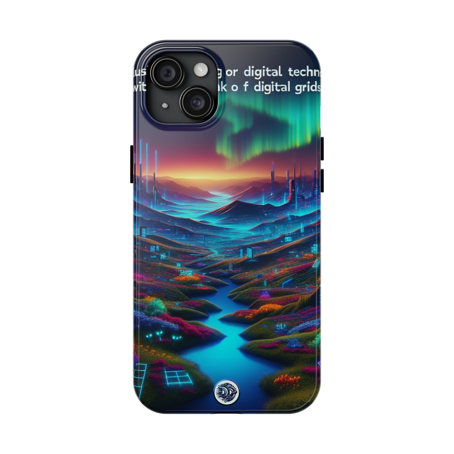 Cyberpunk Cityscape Phone Case