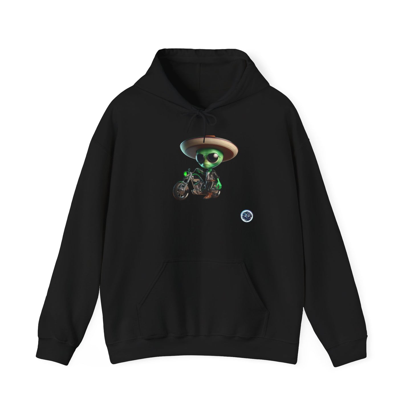 Alien Biker Cool Hoodie