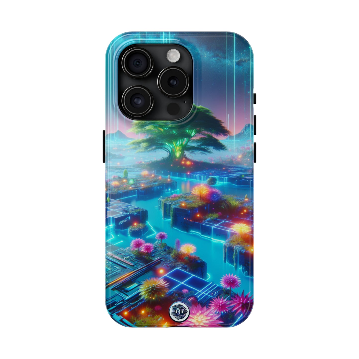 Neon Landscape Fantasy Phone Case