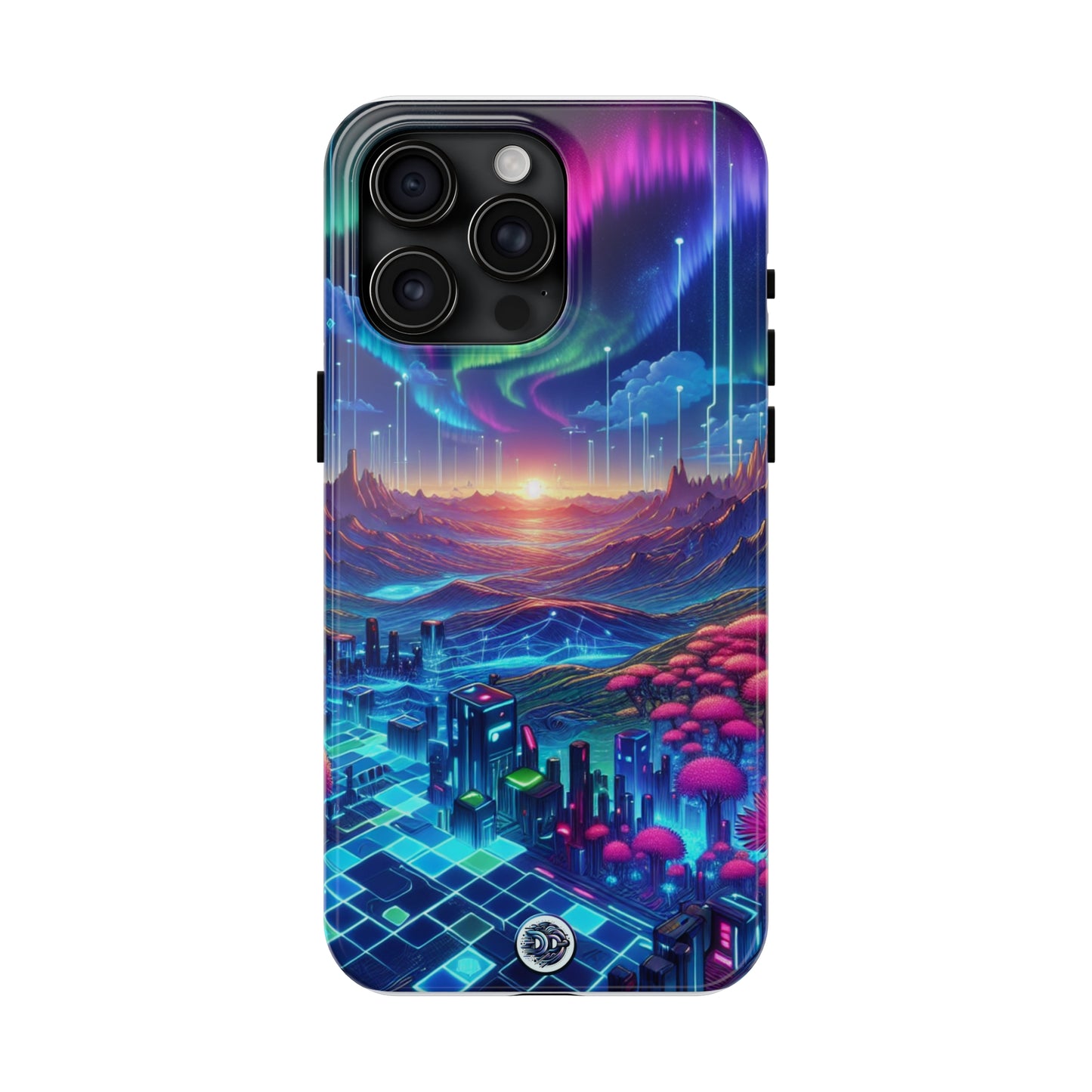 Neon Aurora Fantasy Phone Case
