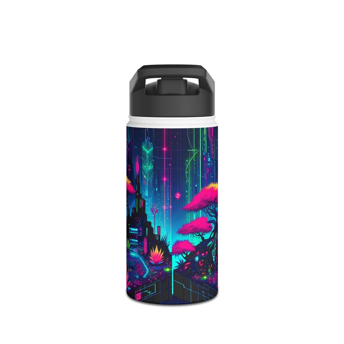 Neon Cybercity Bottle