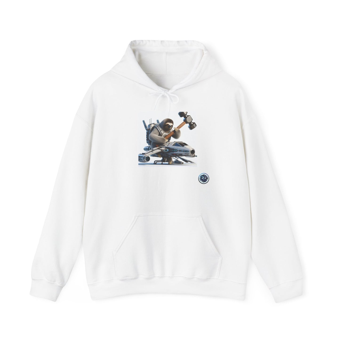 Cyber Sloth Mechanic Hoodie