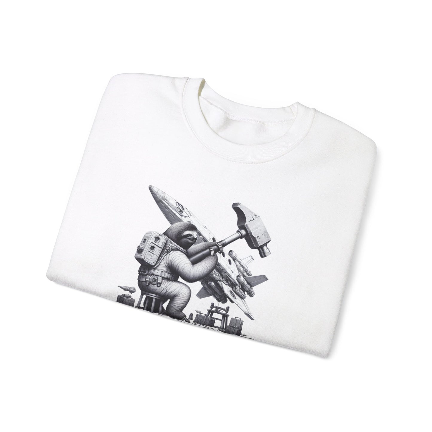 Cosmic Mechanic Sloth Crewneck
