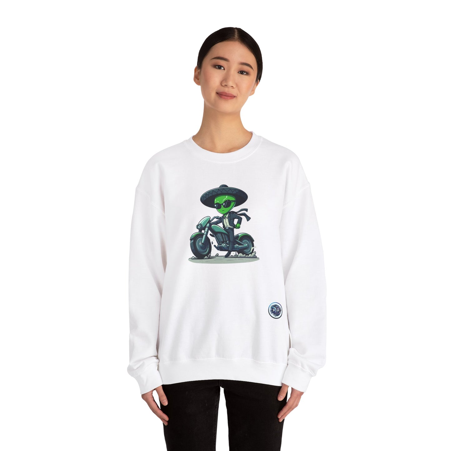Alien Biker Crewneck