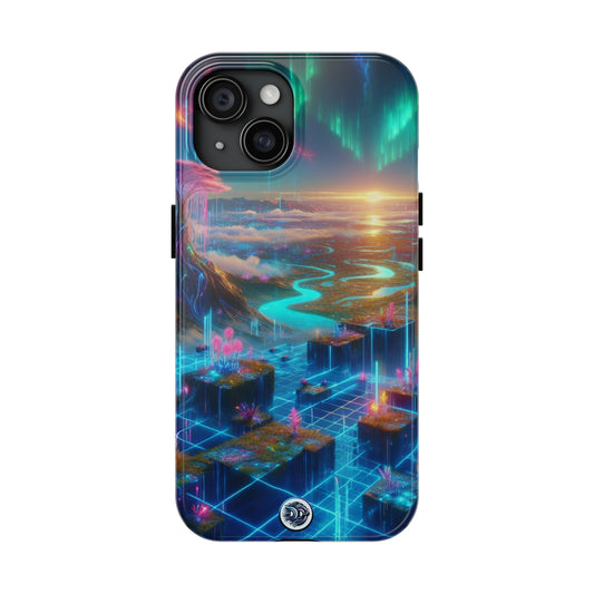 Cyber Aurora Fantasy Phone Case
