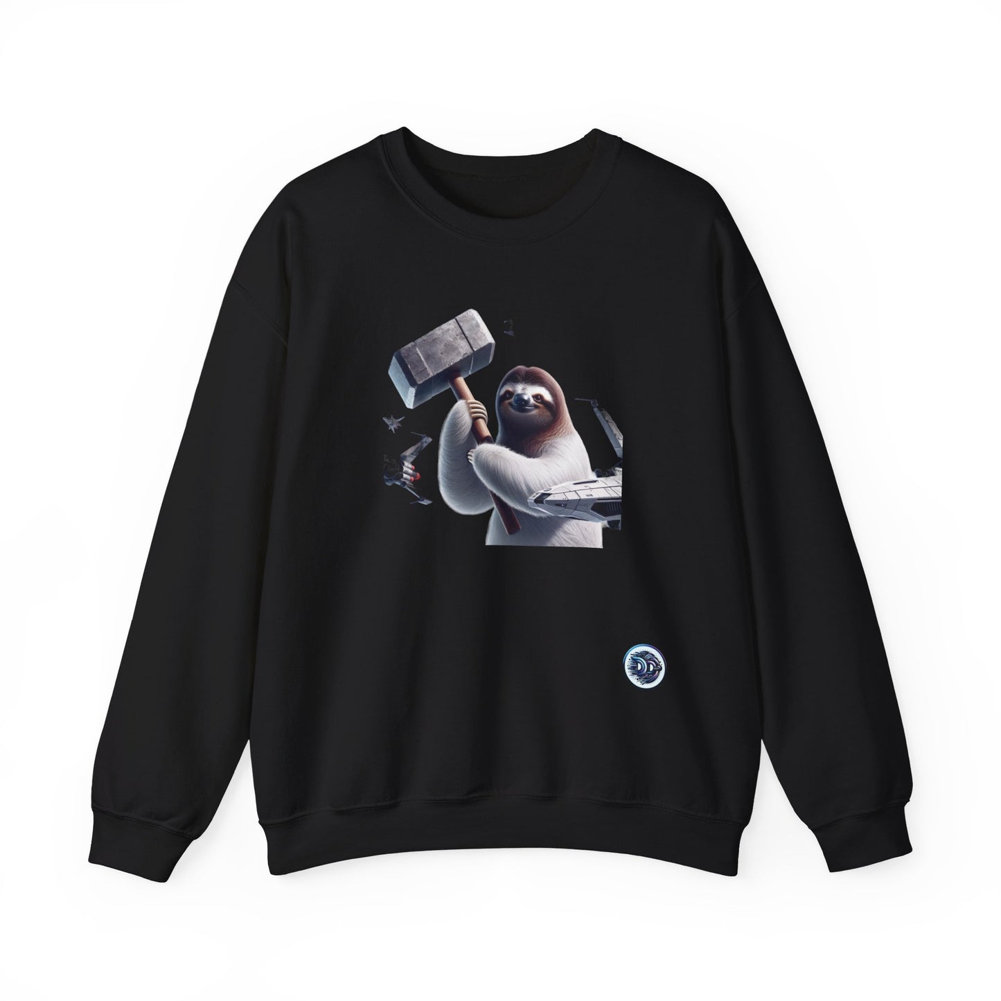 Cosmic Sloth Hammer Crewneck