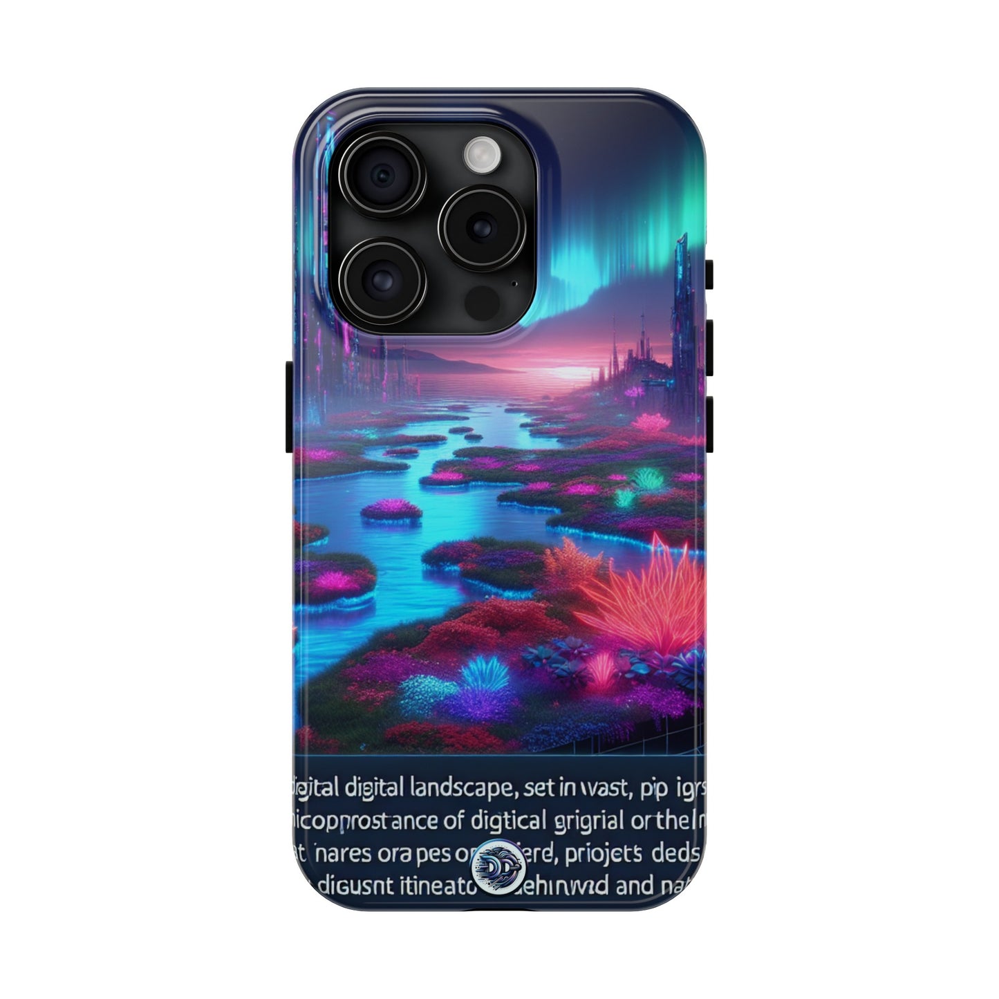 Cyberpunk Aurora Scenic Phone Case