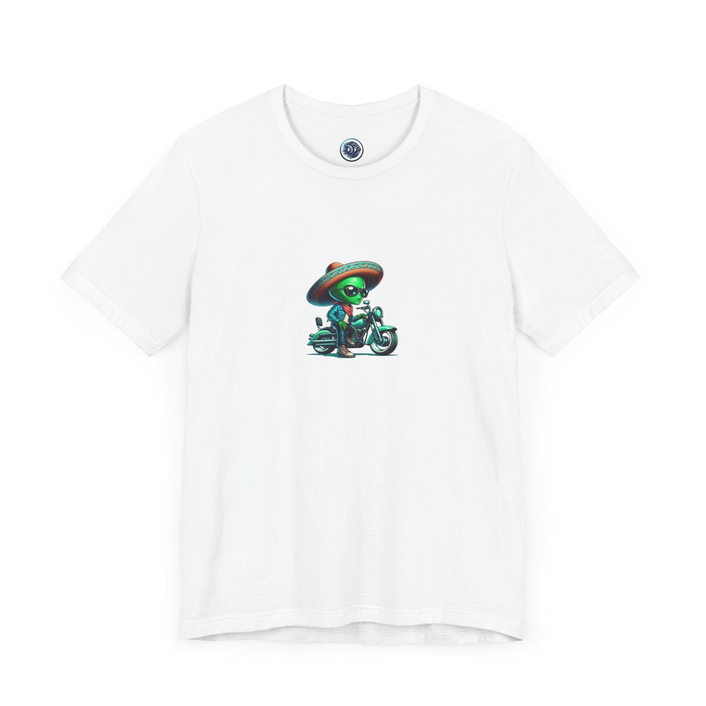 Alien Biker Sombrero Tee