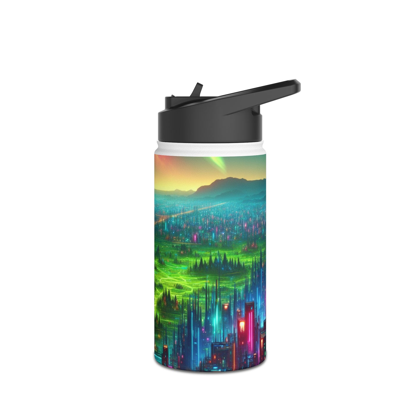 Aurora Futuristic Flask