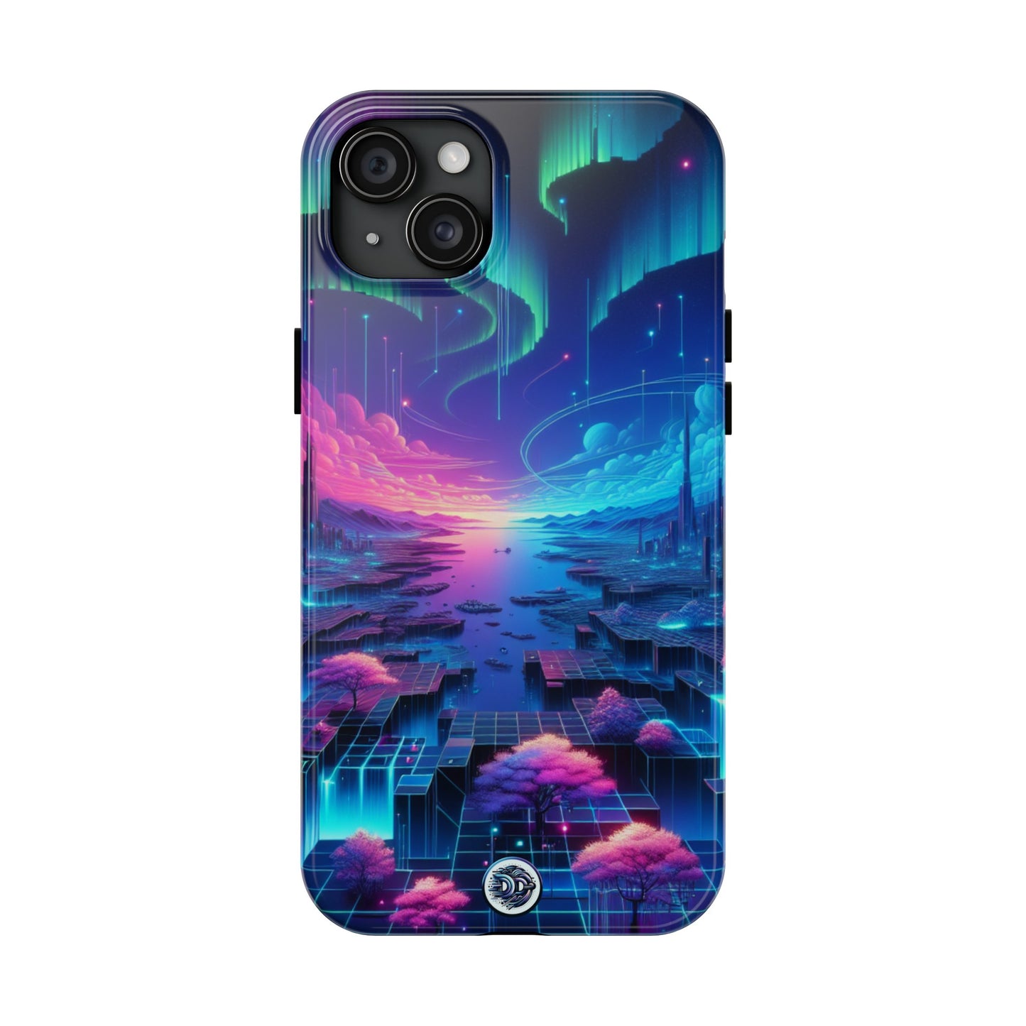 Neon Cityscape Fantasy Phone Case