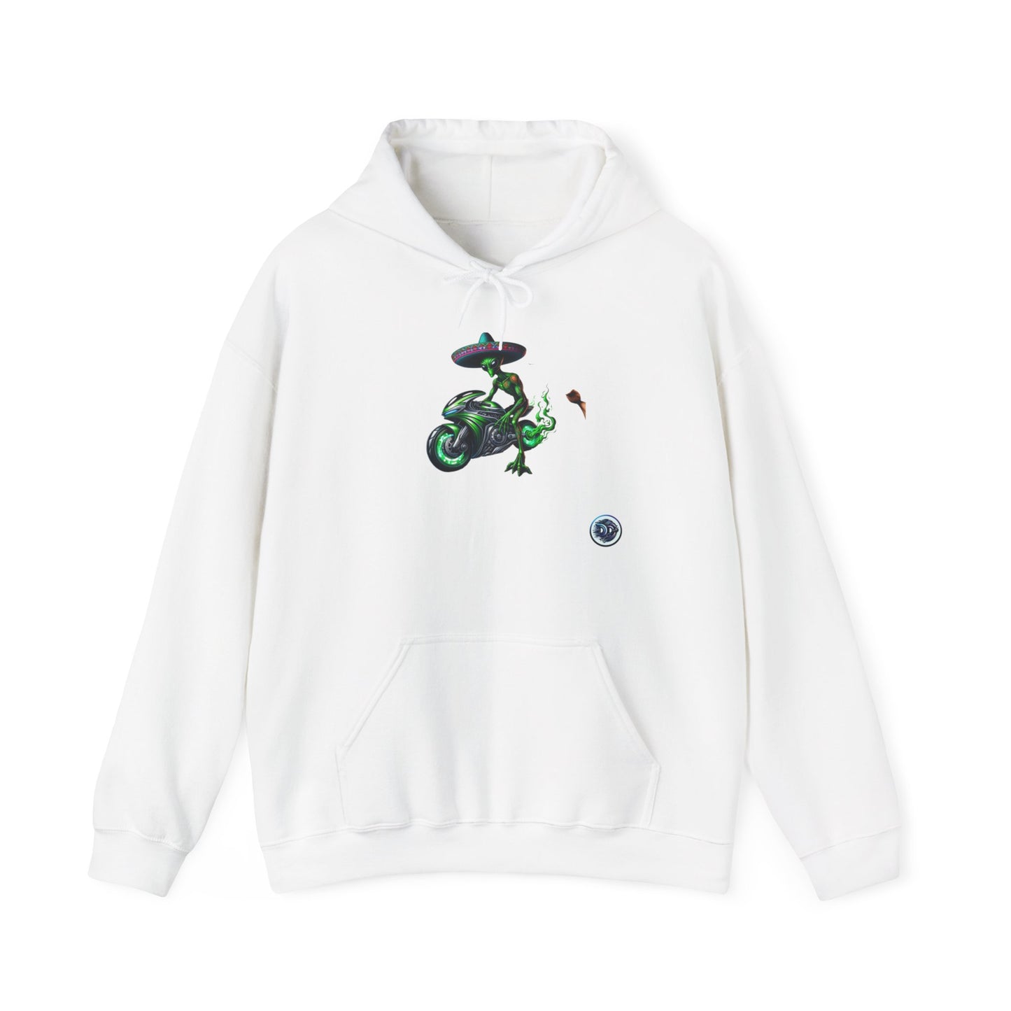 Alien Rider Graphic Hoodie