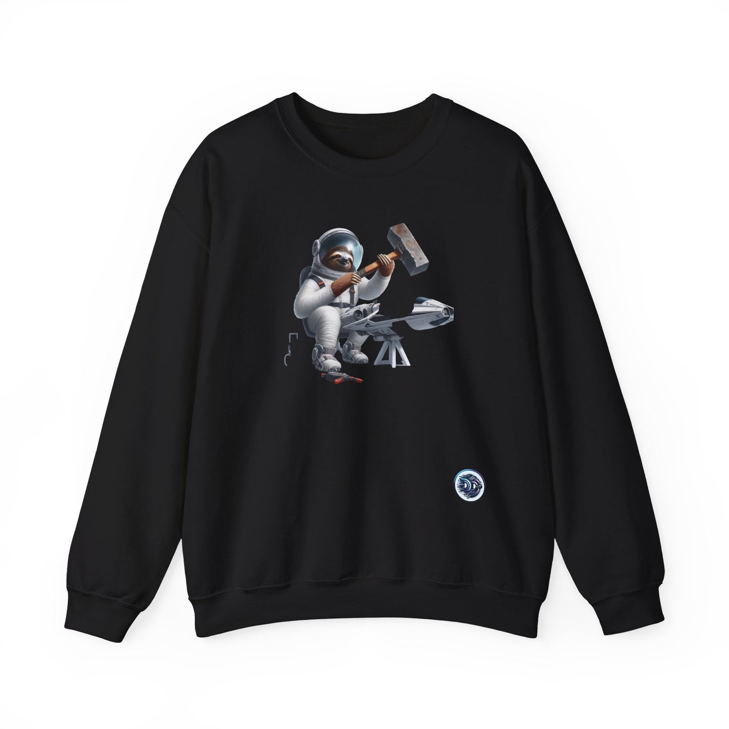 Astro Sloth Mechanic Crewneck