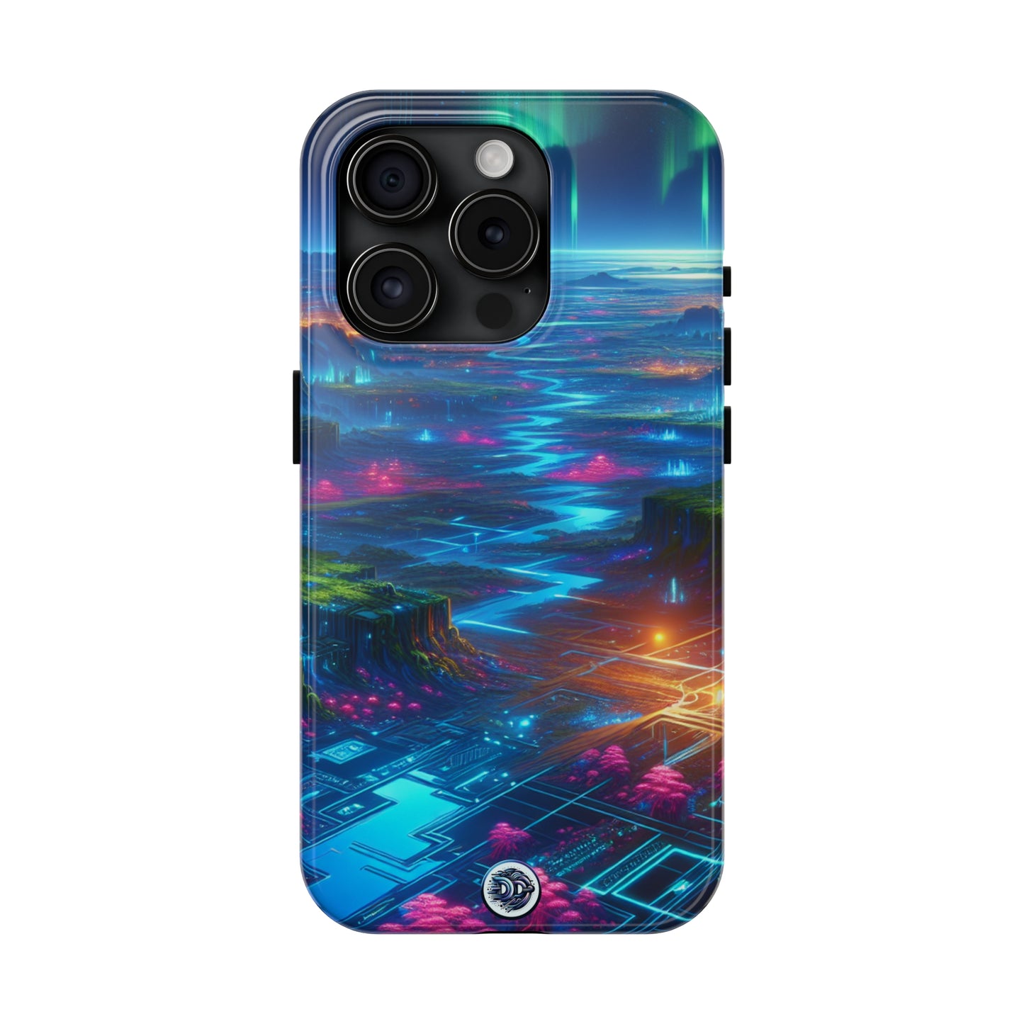 Cyber Aurora Scenic Phone Case