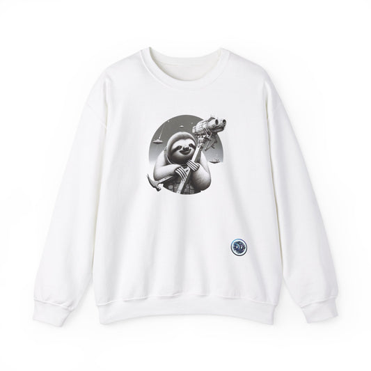 Space Sloth Mechanic Crewneck