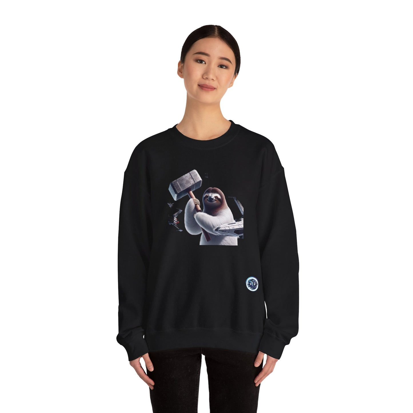Cosmic Sloth Hammer Crewneck