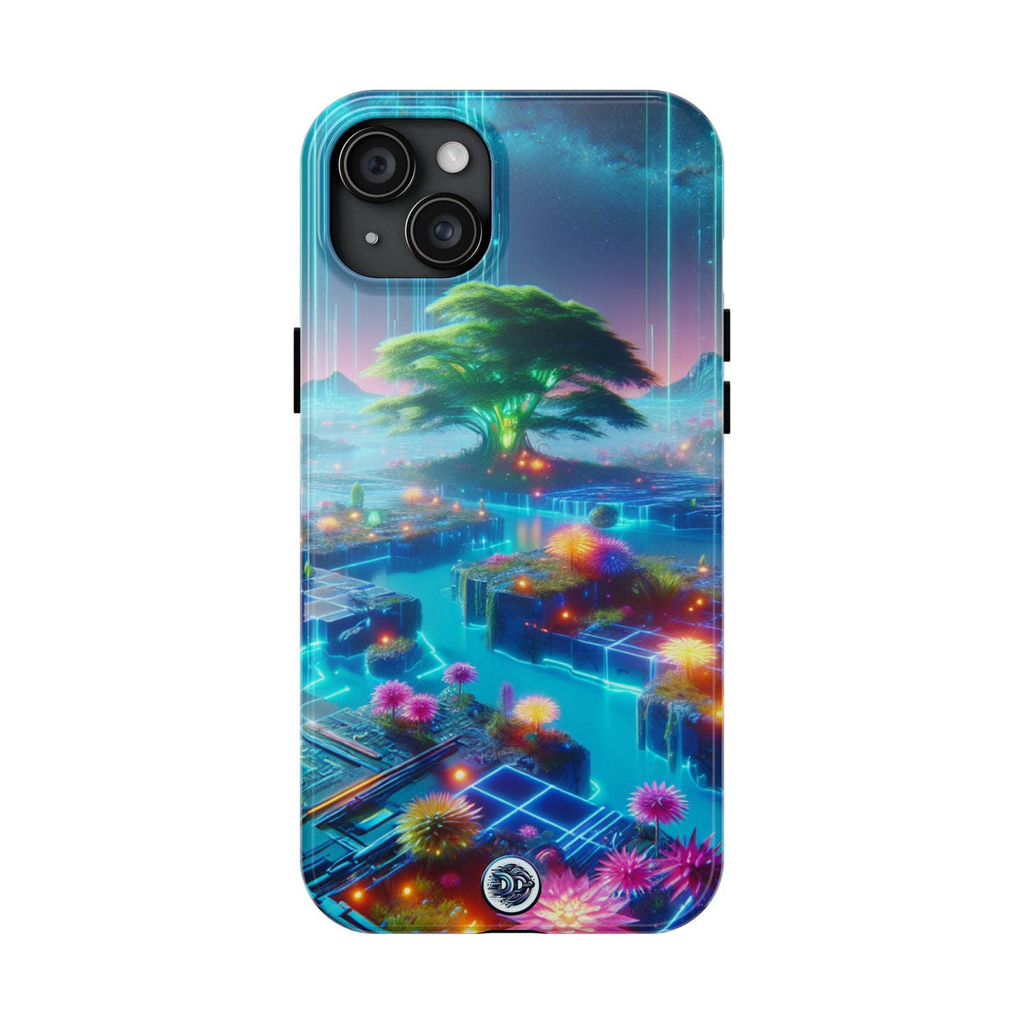 Neon Landscape Fantasy Phone Case