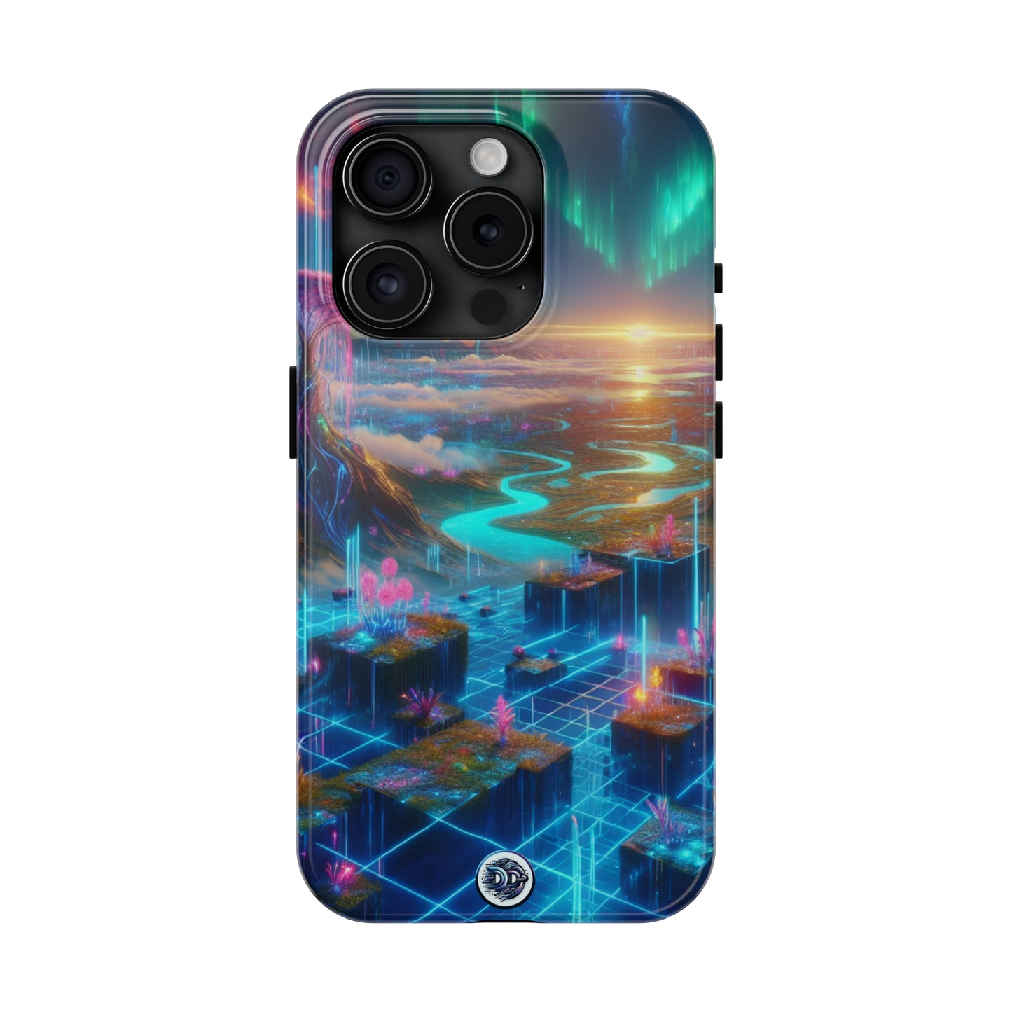 Cyber Aurora Fantasy Phone Case