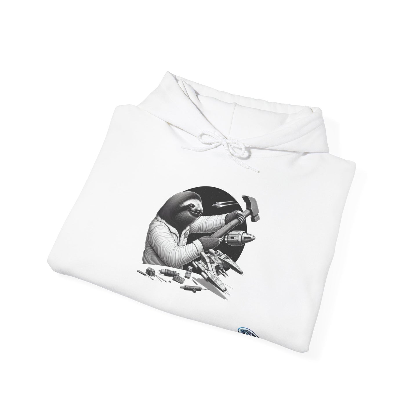 Cosmic Sloth Mechanic Hoodie