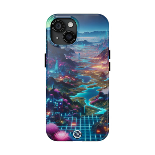 Cyber Aurora Scenic Phone Case