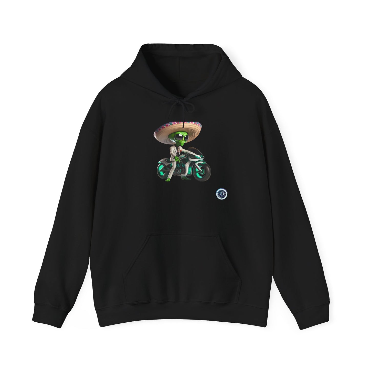 Alien Rider Graphic Hoodie