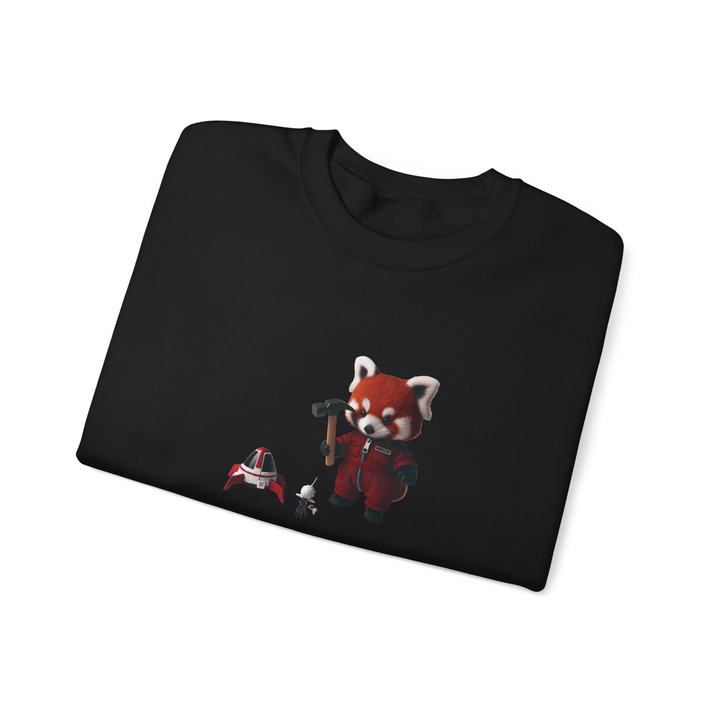 Red Panda Astronaut Crewneck