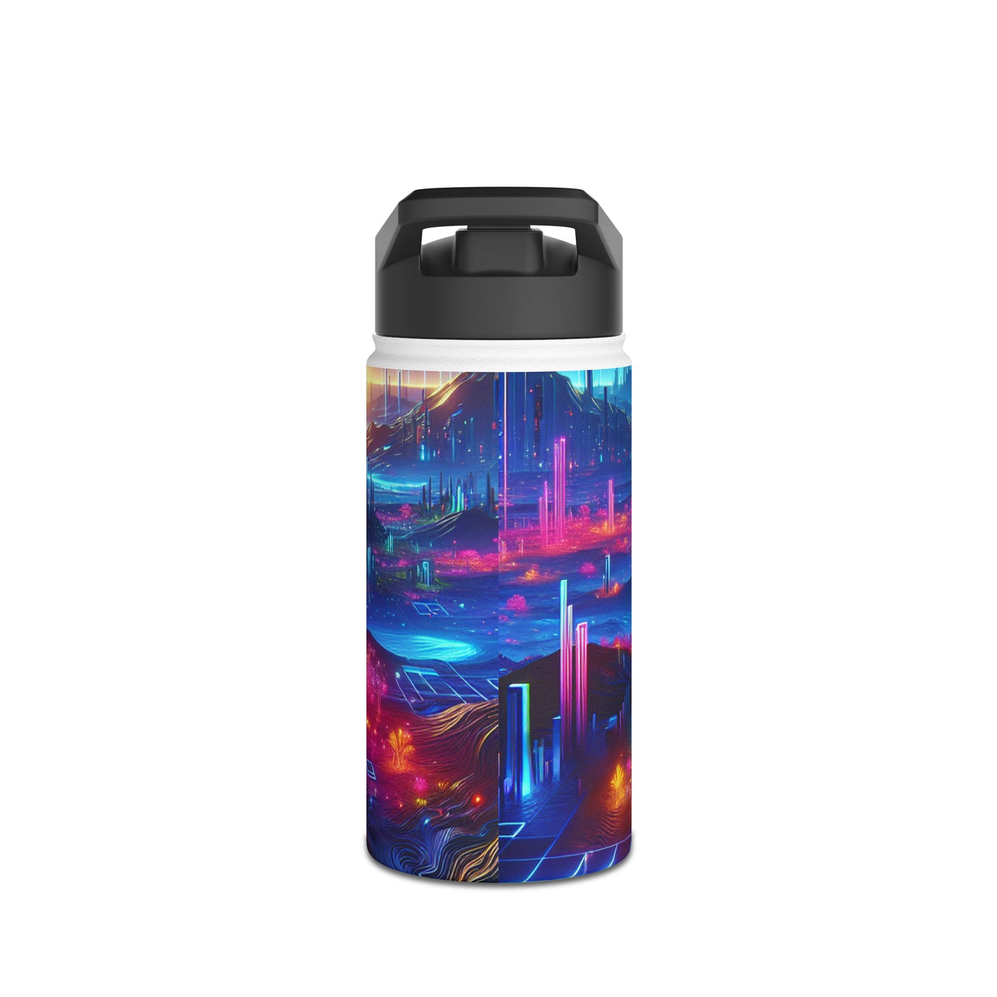 Futuristic Neon Bottle