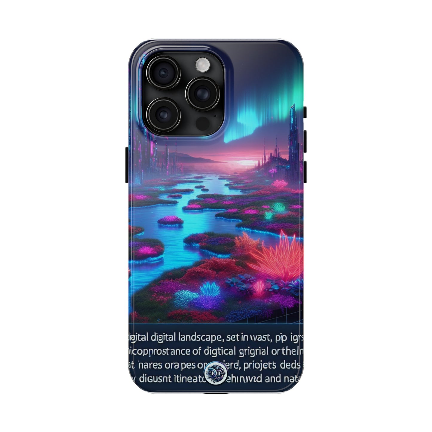 Cyberpunk Aurora Scenic Phone Case