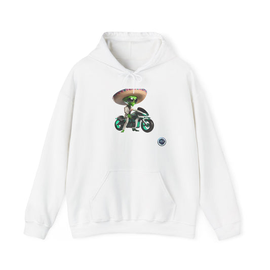 Alien Rider Graphic Hoodie