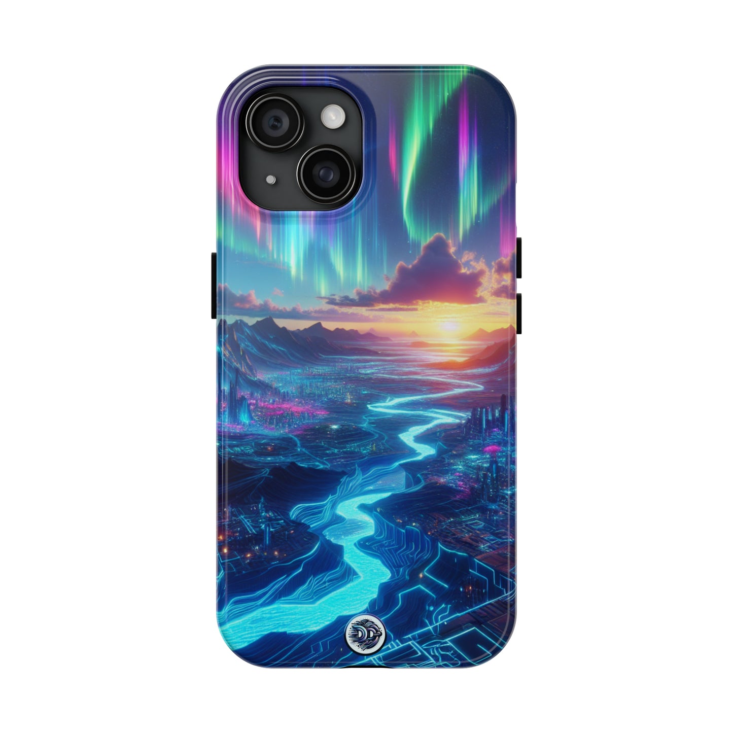 Aurora Cybercity Sunset Phone Case