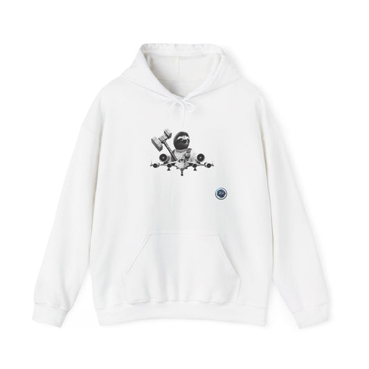Sloth Pilot Graphic Hoodie