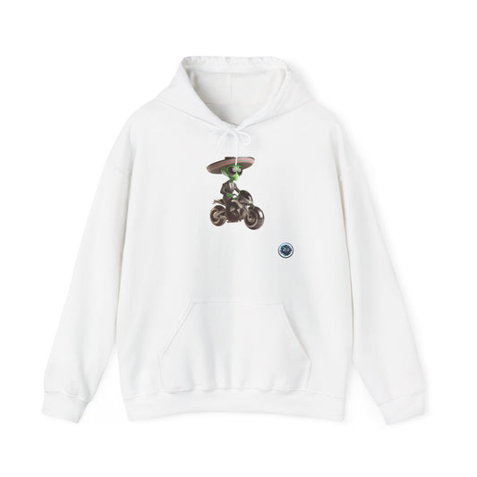 Alien Biker Sombrero Hoodie