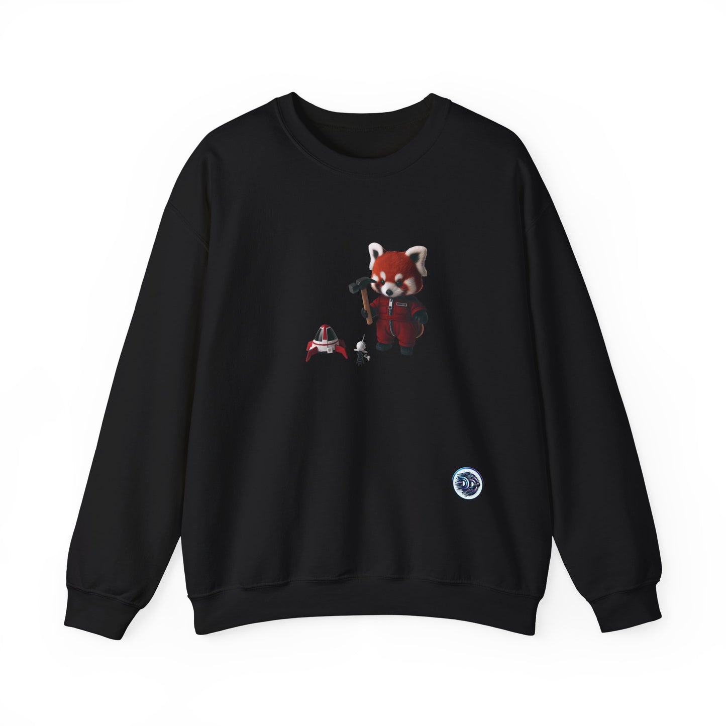 Red Panda Astronaut Crewneck